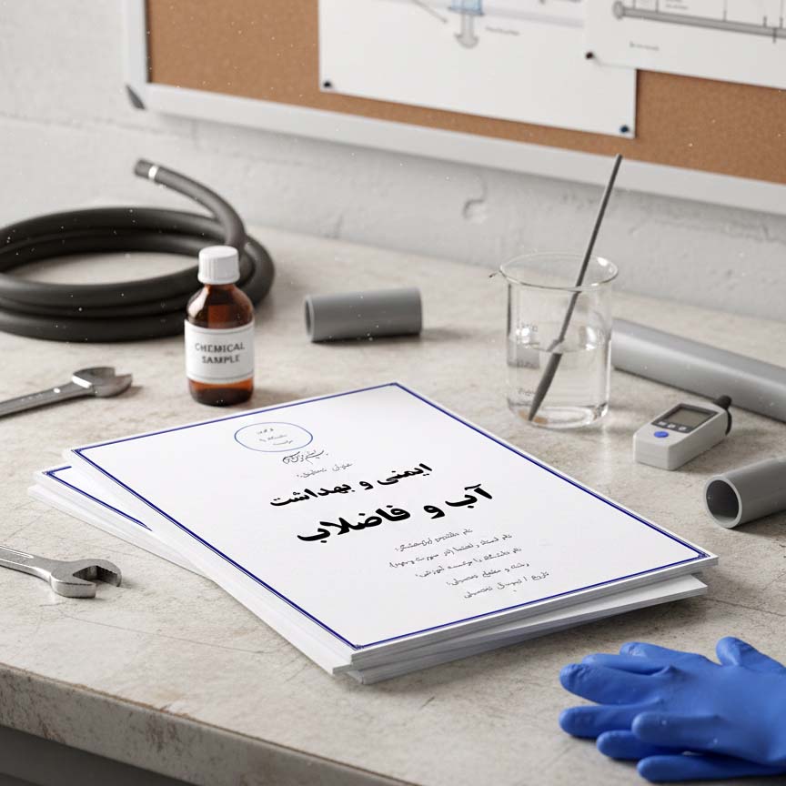 مقاله آماده ایمنی و بهداشت آب و فاضلاب